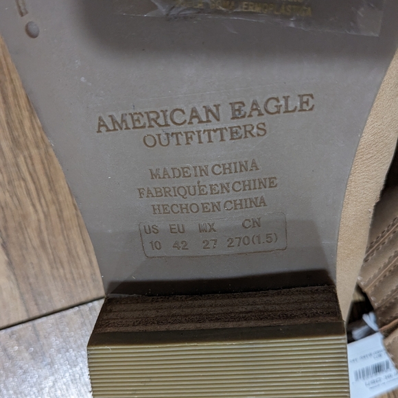 American Eagle Outfitters Mules, Tan, Size 10 - Picture 2 of 3